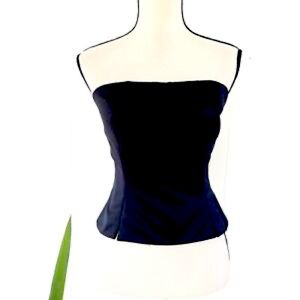 Kay Unger Black strapless velvet top.Perfect for holidays See my skirt for sale.